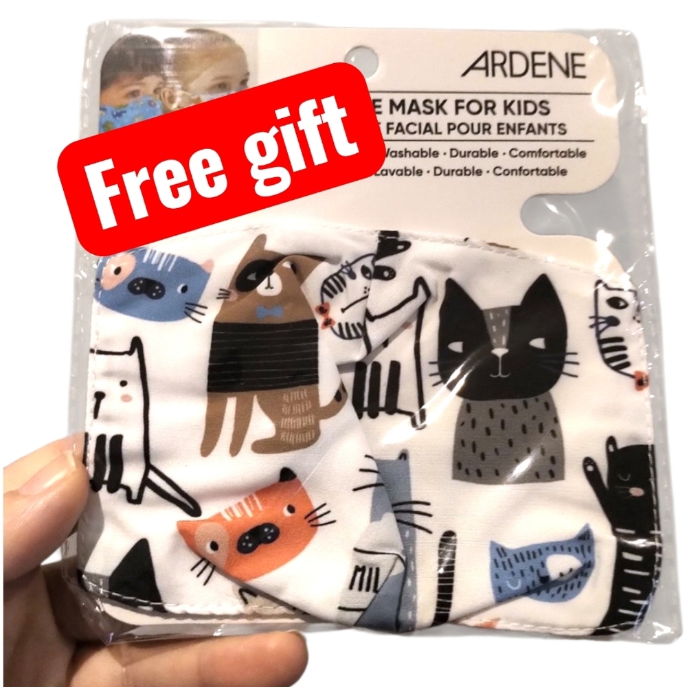 🎁Free NWT Kids Reusable Masks Children mask printed 2 layers %100 Cotton inside